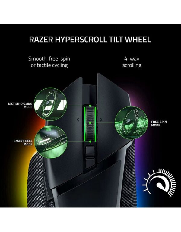 Razer Basilisk V3 Pro Customizable Wireless Gaming Mouse with Razer
