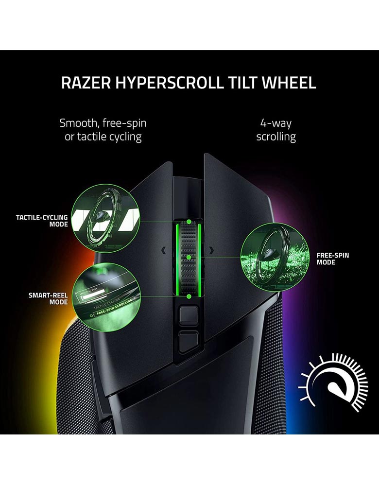 Razer Basilisk V3 Pro Customizable Wireless Gaming Mouse with Razer
