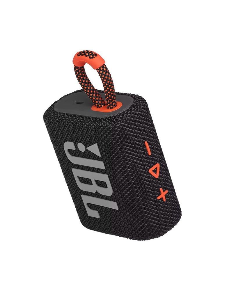 JBL GO 3 Portable Waterproof Speaker Black Orange i.Tech Philippines