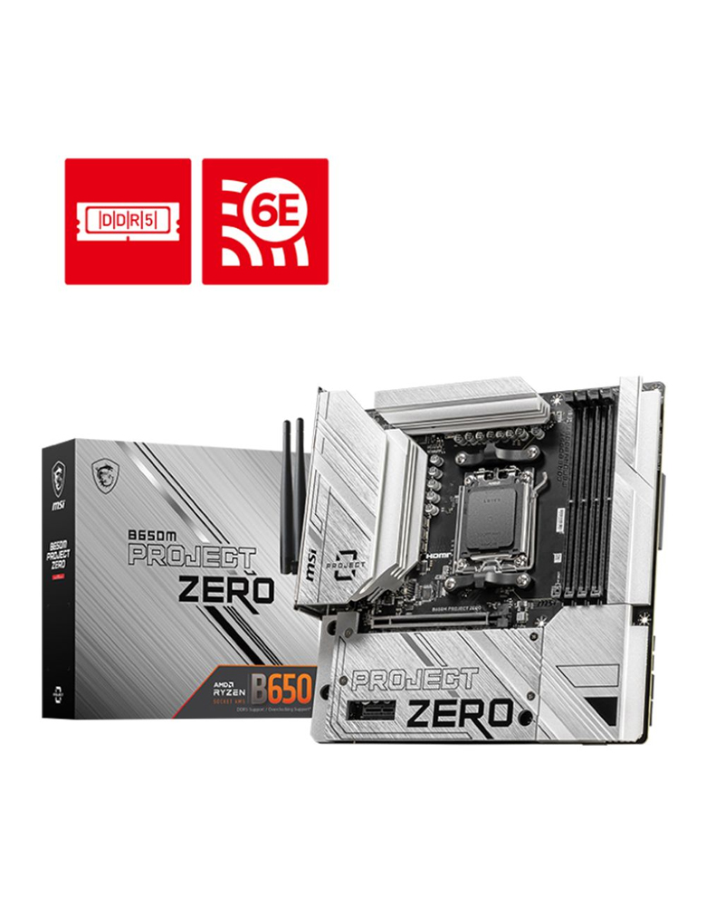 MSI-B650M-Project-Zero-AMD-DDR5-Motherboard