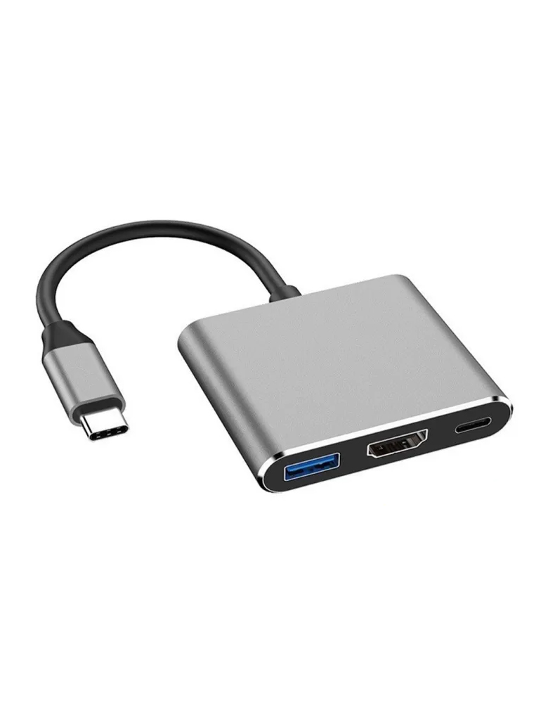 Ad-Link-Type-C-to-USB-3.0+HDMI+USB-C-PD-adapter