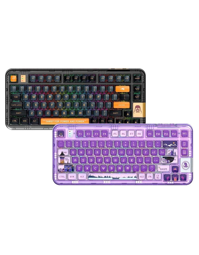 YUNZII x CoolKiller CK75 Tri-Mode Full Acrylic Transparent