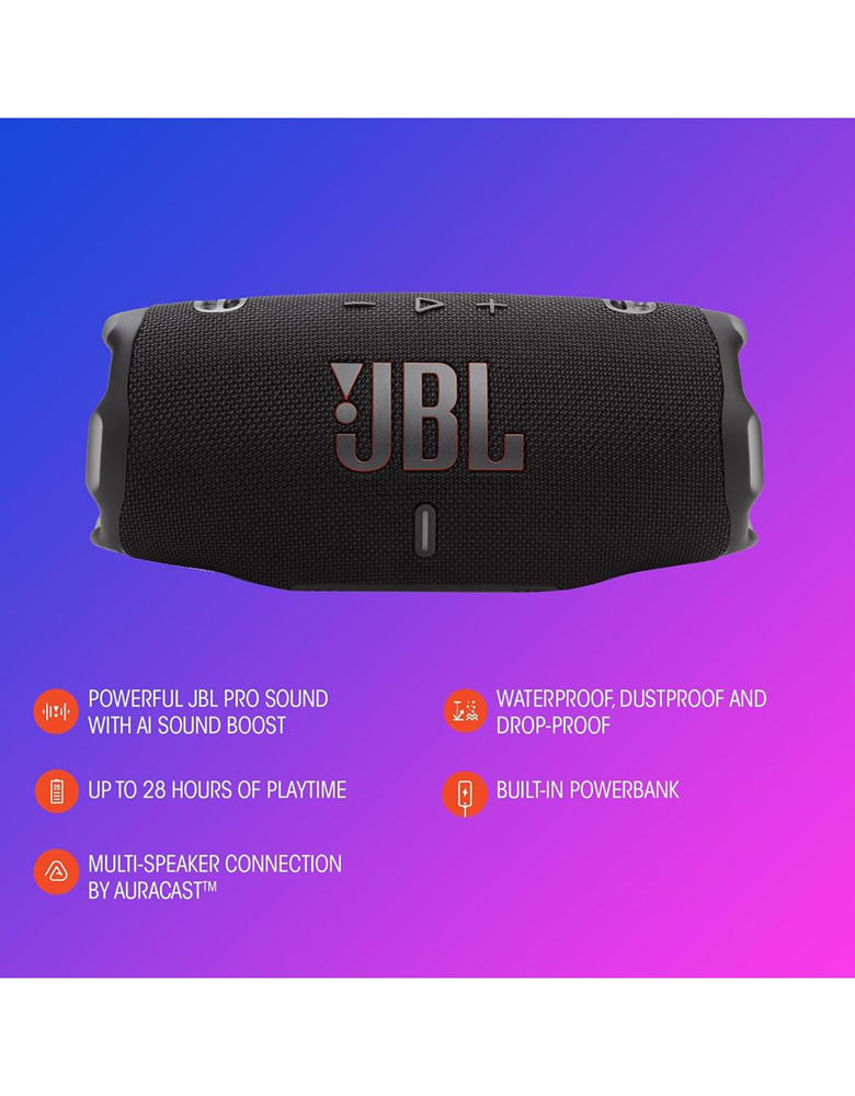 JBL Charge Portable Waterproof Drop-Proof Bluetooth Speaker