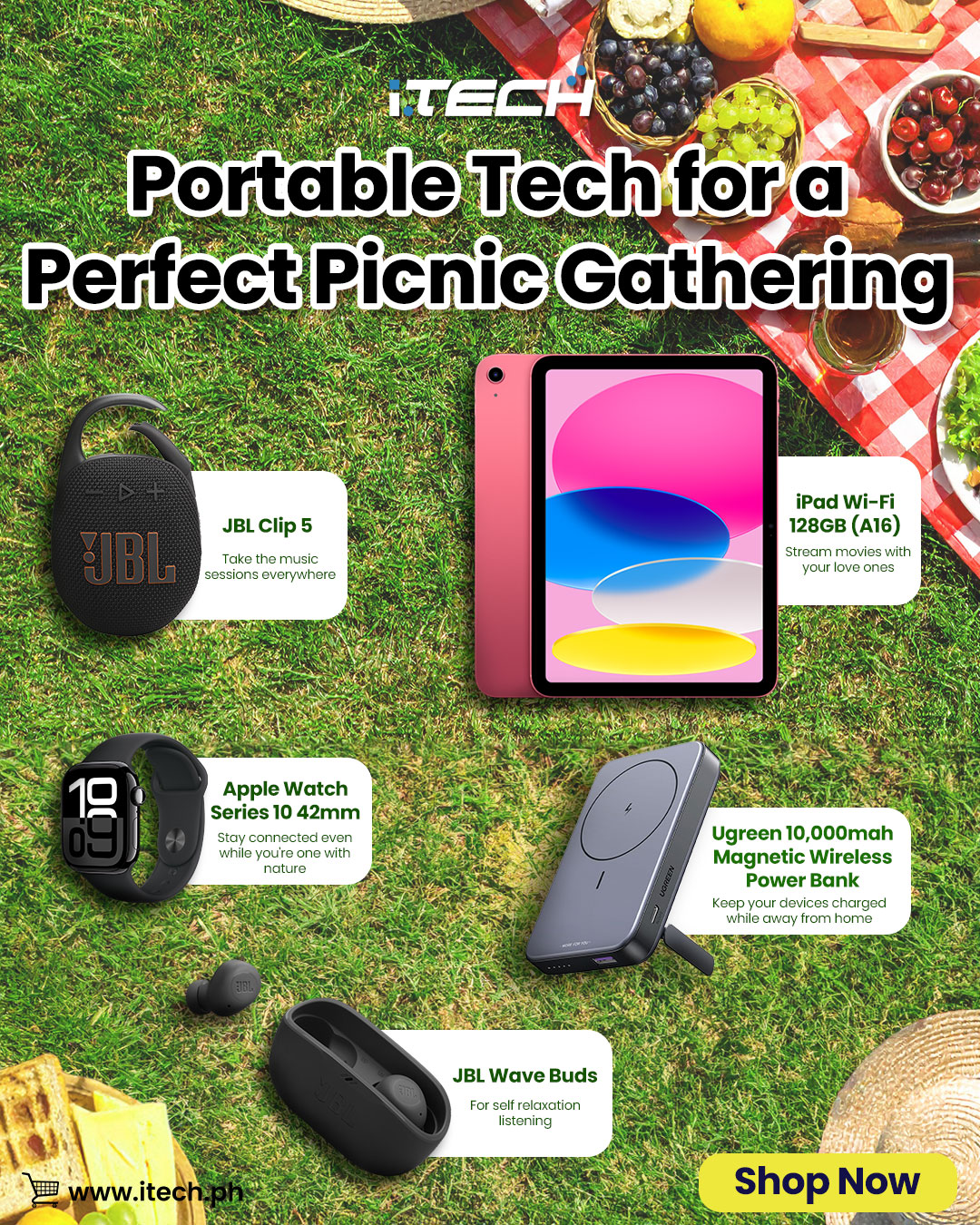 Portable Tech for a Perfect Picnic Gathering - iTech Philippines ...