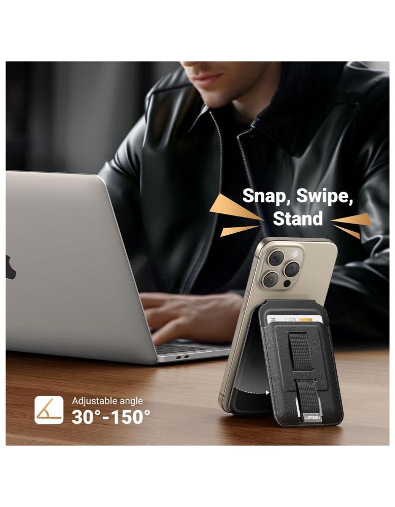 Ugreen Magnetic Wallet with Stand and Holder compatible for iPhone (LP837/PN45166)