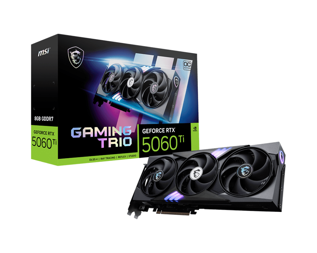 MSI GeForce RTX™ 5060 Ti 8G GAMING TRIO OC