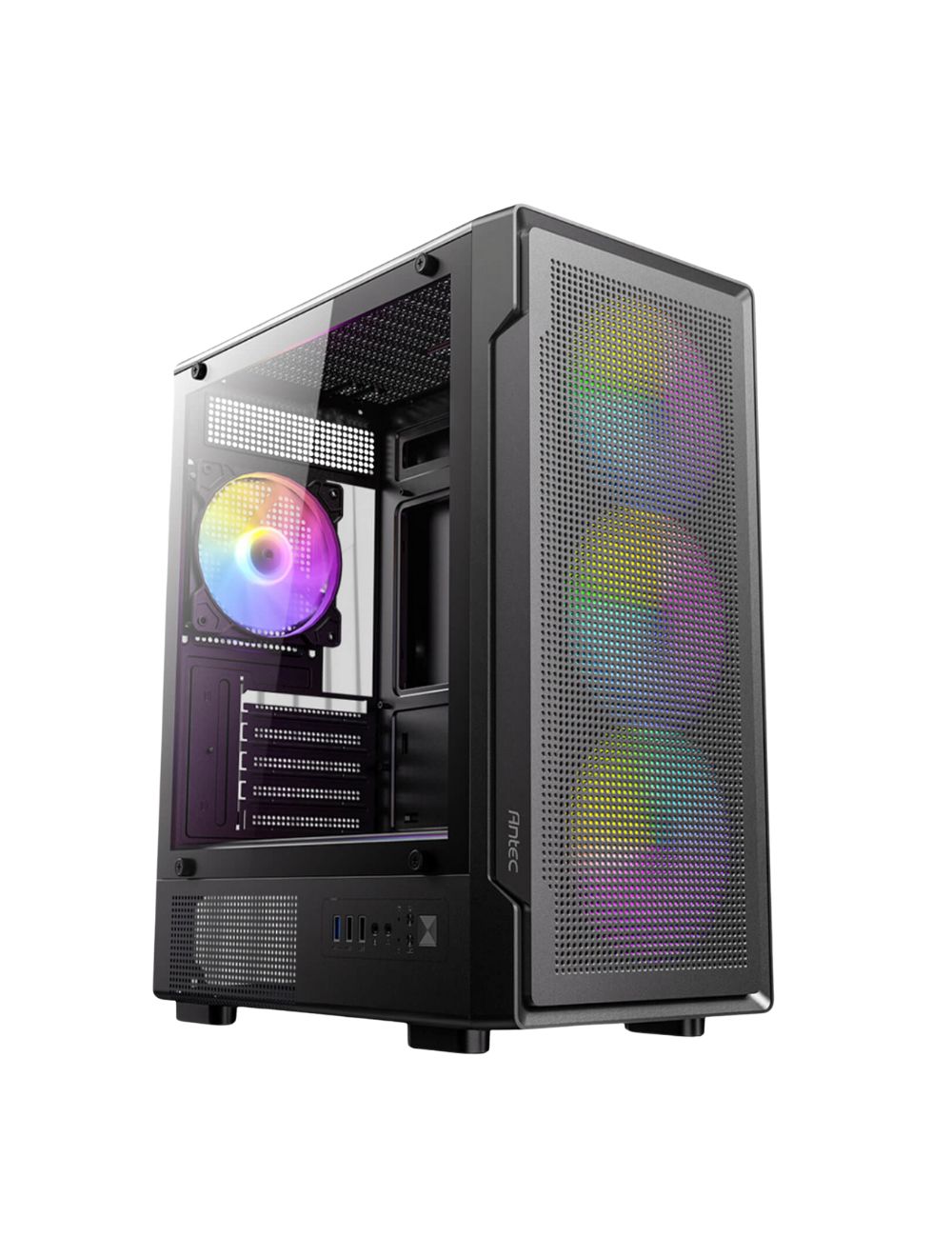 Antec VX300M ARGB Mini-Tower Gaming PC Case Black